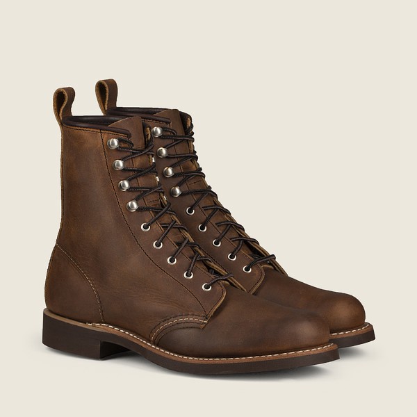 Red Wing Heritage Bot Bayan - Silversmith - Short Rough & Tough Deri - Kahverengi - 83WSRAOCV